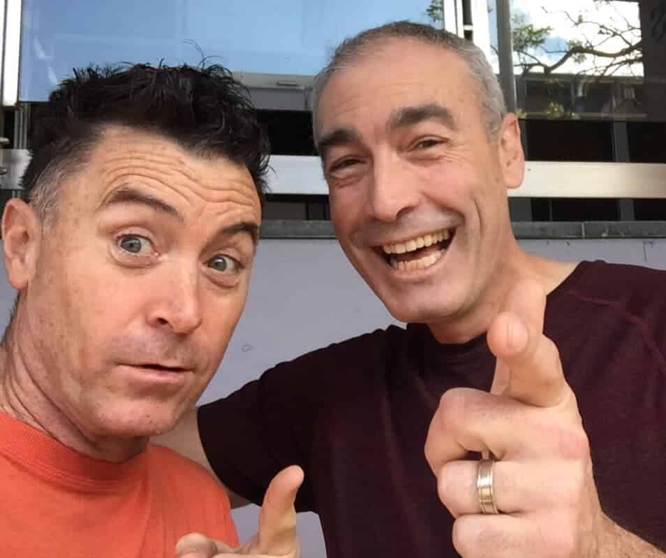 michael cain with greg wiggle - Media service, Content Creation, Corporate Speaking, Documentary Films, Script Writing, Media Training